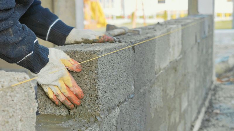 Concrete Block Seawall Construction